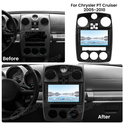 Qualcomm Chip Android 15 Car Radio Navi 4+64GB For Chrysler PT Cruiser 2006-2010