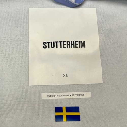 Stutterheim Mosebacke Womens Raincoat Blue XL NWT (Flawed - Stains) MSRP $325.00 - Picture 13 of 24