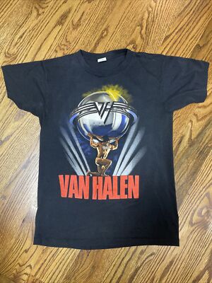 Van Halen T Shirt Vintage 80s 1986 5150 Tour Eddie Van Halen Made