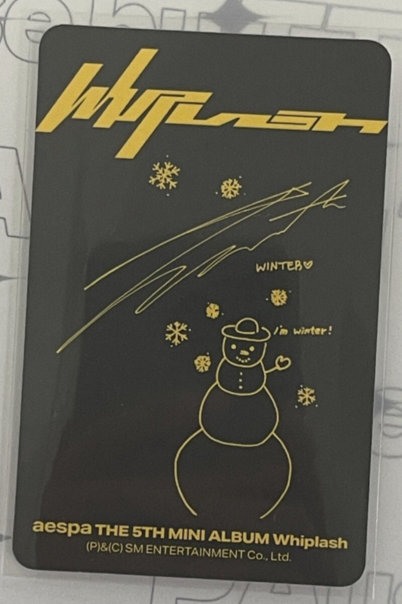 Aespa WINTER The 5th Mini Album Whiplash Smini Ver. Official
