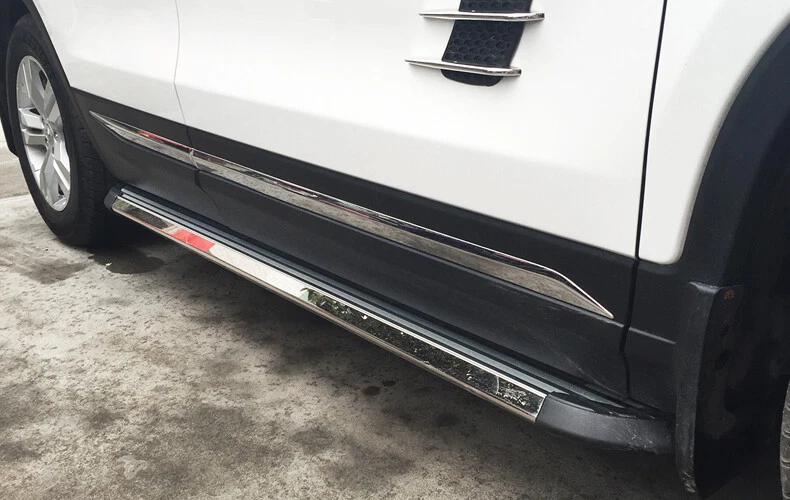  Tabla de correr de 2 piezas para Jeep Compass 2011-2016 barra Nerf escalón lateral Foto 3 de 4