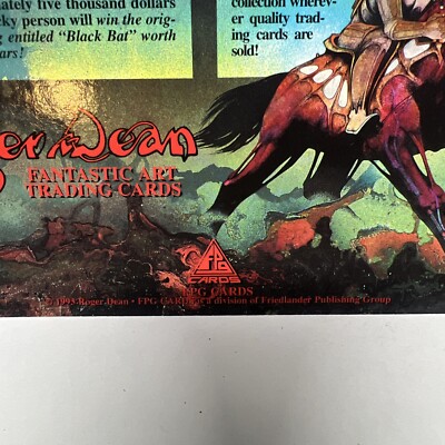 その他 Roger Dean Fantastic Art Trading Cards Roger Dean Fantastic Art Promo Cards 1993 FPG Trading Card Uncut