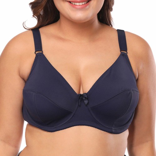 Plus Size Bras Large Women Full Cup Bra Lingerie Non Padded Underwired Brassiere - Picture 6 of 42