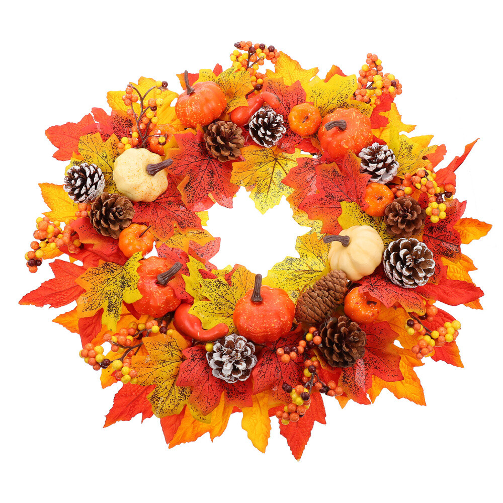 Halloween Wreath Outdoor Garland Christmas Decorations Fall