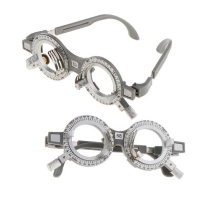 2 Stck. Professionelle verstellbare Universal Optische Testlinse Rahmen Brille