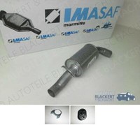 Imasaf Auspuff Endtopf für Ford Sierra SchräGheck GBC 2.0 Rs+Cosworth+4X4 85-90