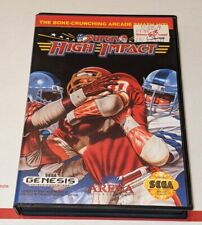Super High Impact (Sega Genesis, 1992) Complete in Box CIB TESTED MINT