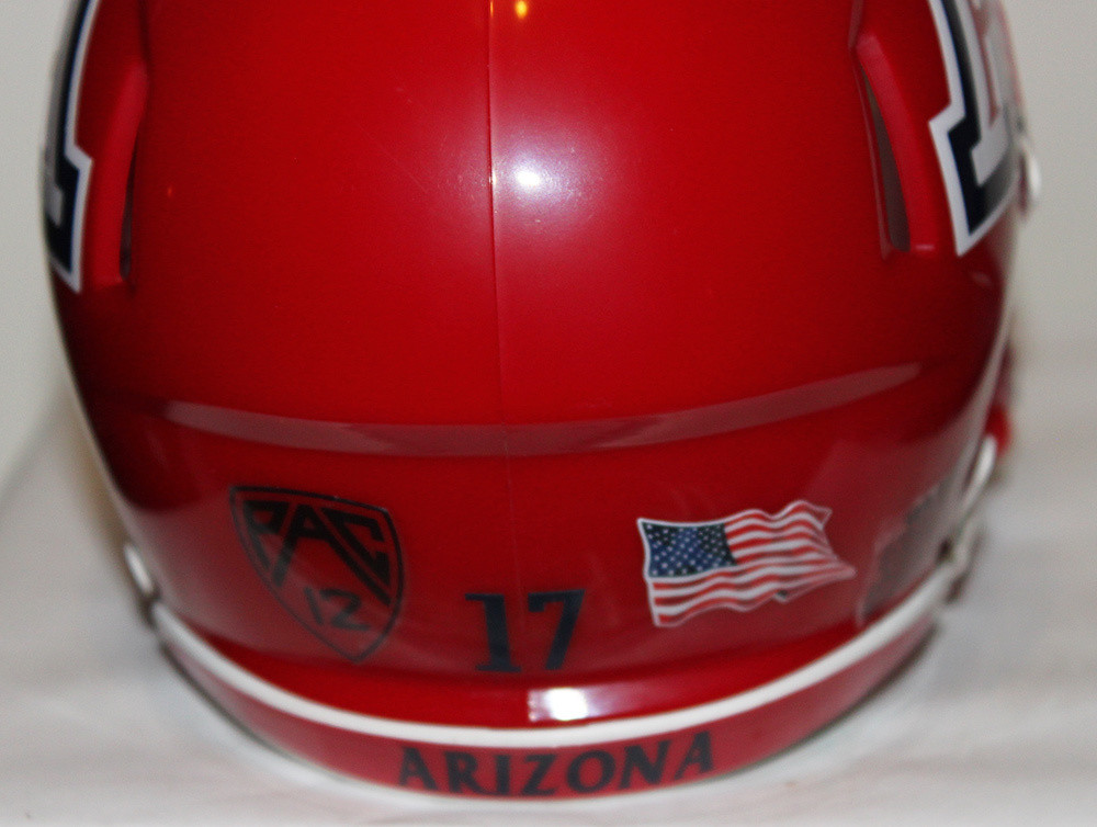 2017 Arizona Wildcats Custom Riddell Mini Helmet vs UCLA Bruins