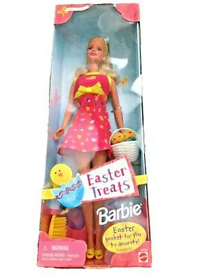 Barbie Doll Easter Treats Basket For You To Decorate Special Edition Vtg 1999