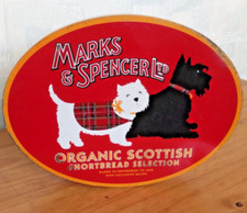 Marks & Spencer Scottie Dog  Organic Scottish  Shortbread  SelectionTin. (empty)