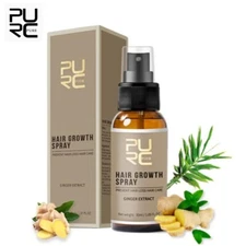PURC Fast Hair Growth Spray 30ml Extract Prevent Hair Loss Growing for Men