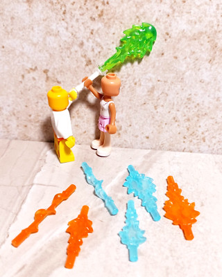 New LEGO MAGIC Power Energy Slime Fire Ice Ultimate Wand Lot of 7 Good Spells
