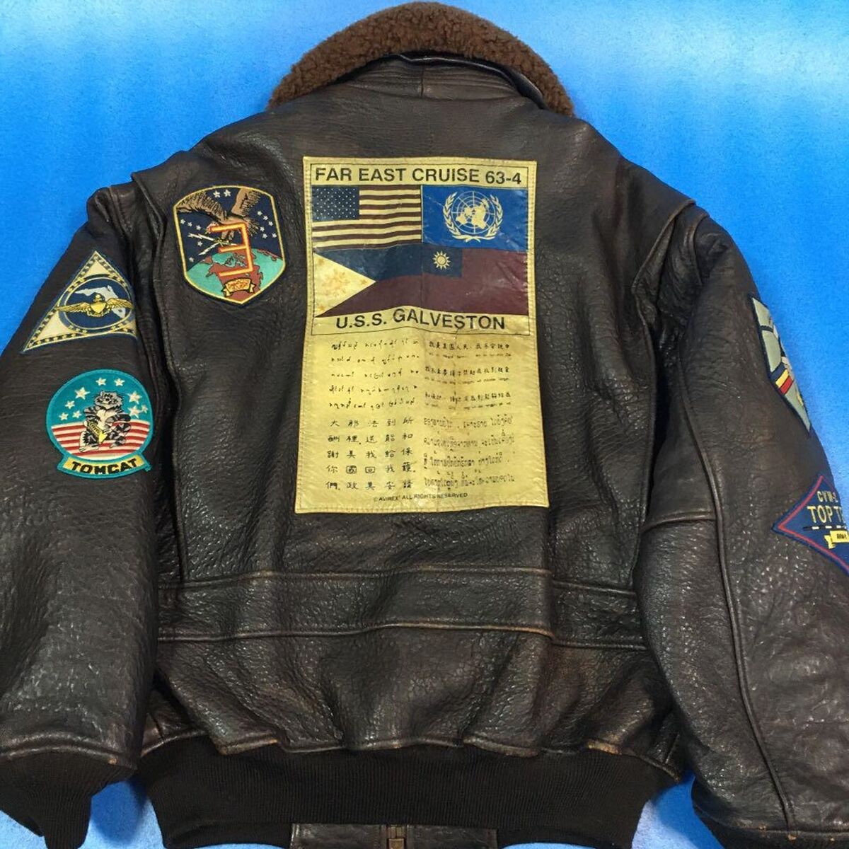 Avirex Top Gun Type G-1 Tom Cruise Leather Flight Jacket Avirex Top Gun Type G-1 Tom Cruise Leather Flight Jacket