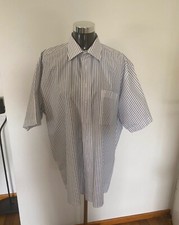 Herren Hemd Kurzarm Sachs Basic Line Größe 43 (58), gestreift