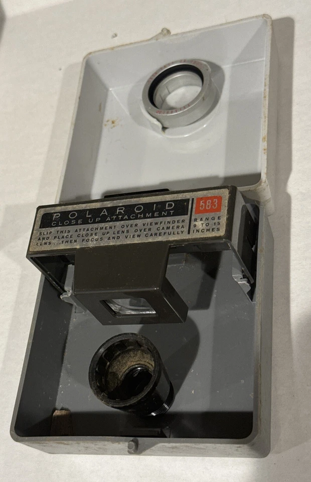 Vintage Polaroid Close-Up Lens Kit 583 with Original Case - Image 3 of 4