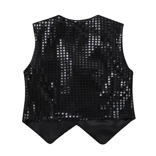 Boys Girls Waistcoat Button Uniform Lightweight Vest Activities Top Solid Color - Picture 64 of 69