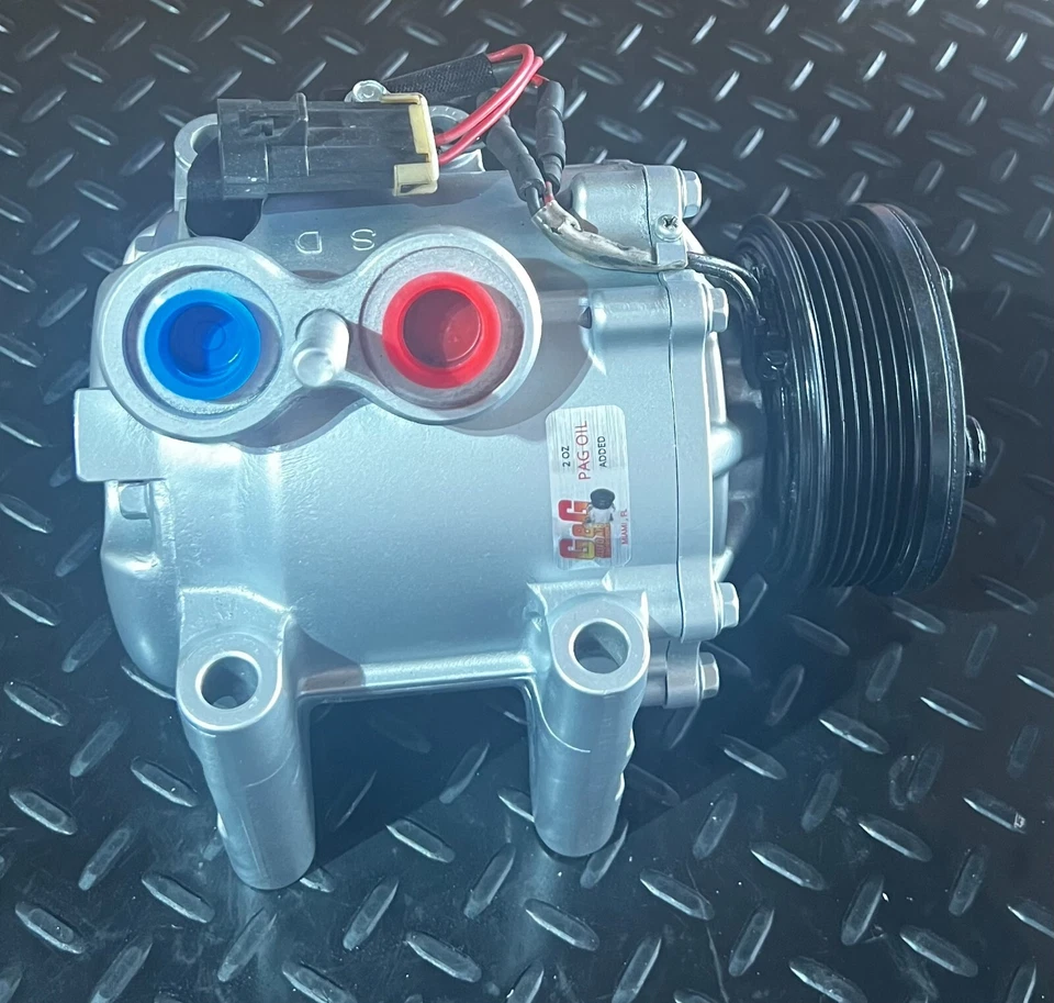 AJUSTE DE COMPRESOR DE AIRE ACONDICIONADO Chevy Trailblazer GMC Envoy Bravada OEM EE. UU. Reman 77561 Foto 3 de 4