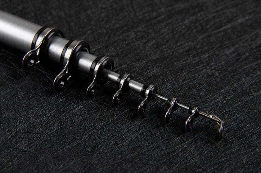 Ultra Short Portable Spinning Telescopic Fishing Rod Fast Action Ultra ...
