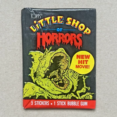 Der kleine Horrorladen (1986) Trading Cards Booster Topps Little Shop of Horrors - Bild 1 von 4