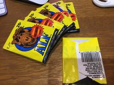 FIVE UNOPENED PACKS OF ALF SERIES ONE TRADING CARDS TOPPS 1987