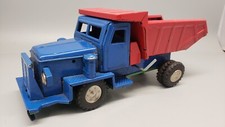 Vintage 50s-60s Japan Tin Dump Truck Friction