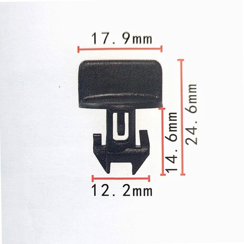 10 Car Radiator Sight Shield Instrument Panel Trim Fastener Clips for GM Ford - Picture 2 of 3