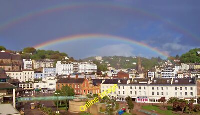 Foto 12x8 Double Rainbow over Torquay This double rainbow over Torquay oc c2014