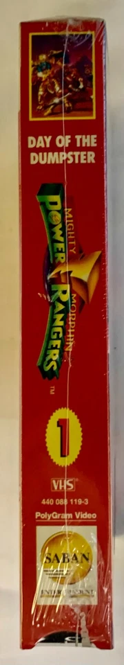 Mighty Morphin Power Rangers: Day of the Dumpster (VHS, 1993) NEW SEALED RARE - Image 4 of 4