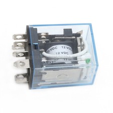 DC 12V 8Pin 2NO 2NC LY2NJ LY2N-J LED Lamp10A DPDT Coil Power Relay-