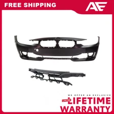Front Bumper Cover + Grille Kit For 2012-2015 BMW 320i 328i 335i 328d xDrive