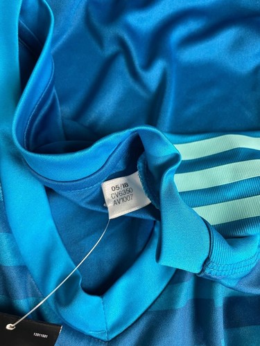 BAYERN MUNICH JERSEY GOALKEEPER FOOTBALL SHIRT 2018 - 2019 BLUE ADIDAS MEN sz XL - Picture 5 of 6