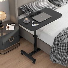 Hospital Over Bed Table Tray Height Adjustable Mobility Aid Chair PC Laptop Desk