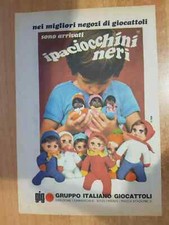 PUBBLICITA' ADVERTISING GIG I PACIOCCHINI NERI ( CLONE FIAMMIFERINO )