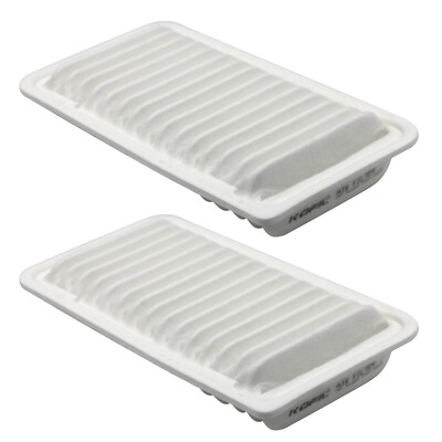 2*17801-22020 Air Filter Element For Toyota Corolla Matrix 03-08 L4 1.8L Engine