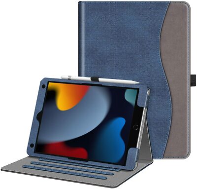 Case for iPad 9th / 8th / 7th Gen 10.2 Inch Multi-Angle Viewing Stand Cover