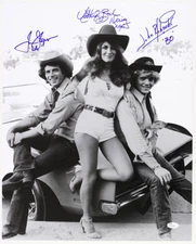 1979-1985 John Schneider Wopat Bach Dukes of Hazzard Signed 16x20 Photo (JSA)