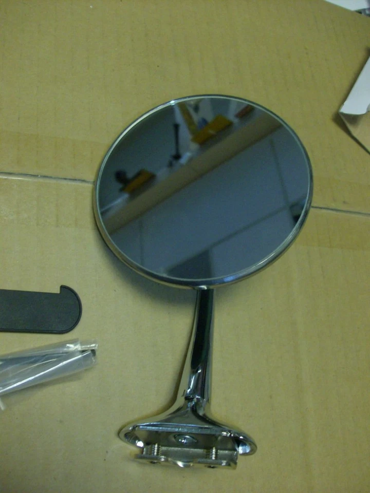 CLIP ON PEEP MIRROR  CHRYSLER DODGE PLYMOUTH STUDEBAKER 1930'S  1940'S C5007 - Image 2 of 3