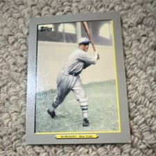 2009 Topps Rogers Hornsby TR80 Turkey Red New York Giants Prominent Players