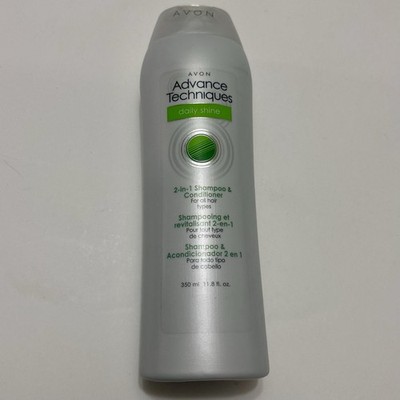 AVON Advance Techniques Daily Shine 2-in-1 Shampoo/Conditioner 11.8oz NEW Sealed