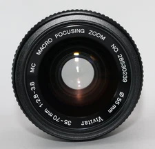 Vivitar 35-70mm f/2.8-3.8 MC Macro Focusing Zoom for Canon FD Mount - Open Box