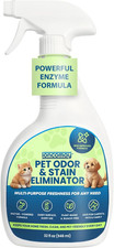 Stain Odor Eliminator for Strong Odor, 32Oz Enzyme Pet Odor Eliminator for Hom