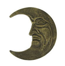 Bronze Finish Cast Iron Crescent Man in the M...