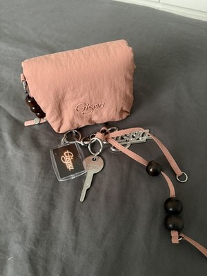 Gisou Limited Edition Puffy Travel Pouch & Keyring Set Miami Launch Merch