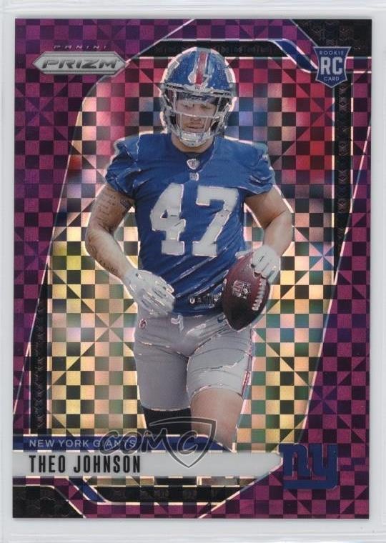 2024 Panini Prizm Rookies Purple Power Prizm 2/49 Theo Johnson #390 0m89