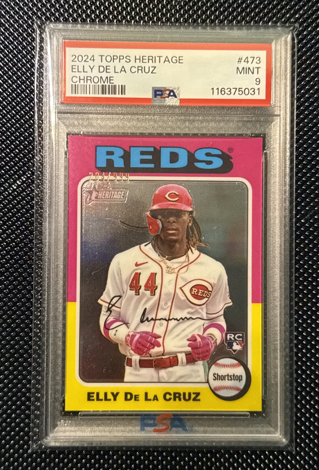 2024 Topps Heritage - Elly De La Cruz #473 Chrome /999 (RC)