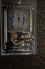 2021 Topps WWE NXT - Dual Autos Kayden Carter, Kacy Catanzaro #DA-TN Gold /10 AU