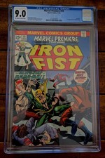 Marvel Premiere #19 IRON FIST 1st app. Colleen Wing (Nov.1974, Marvel) CGC 9.0