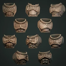 5-10x Sanguine Angels Death Team Torsos Upgrades