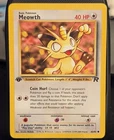 Meowth 62/82 First 1st Edition Team Rocket 1999-2000 WOTC - LP