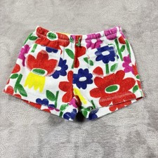 Mini Boden Terry Shorts Bright Floral Size 6y